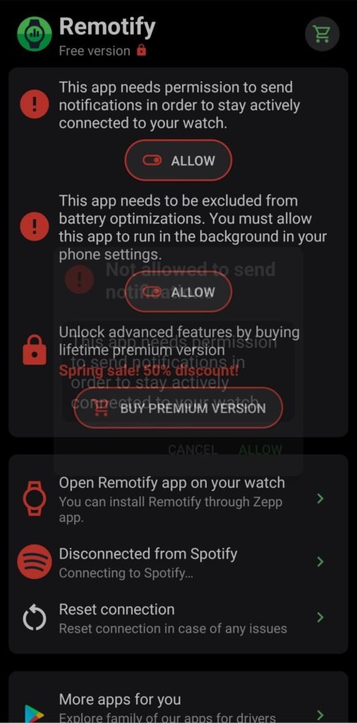 How to Use Spotify on Amazfit Bip 6